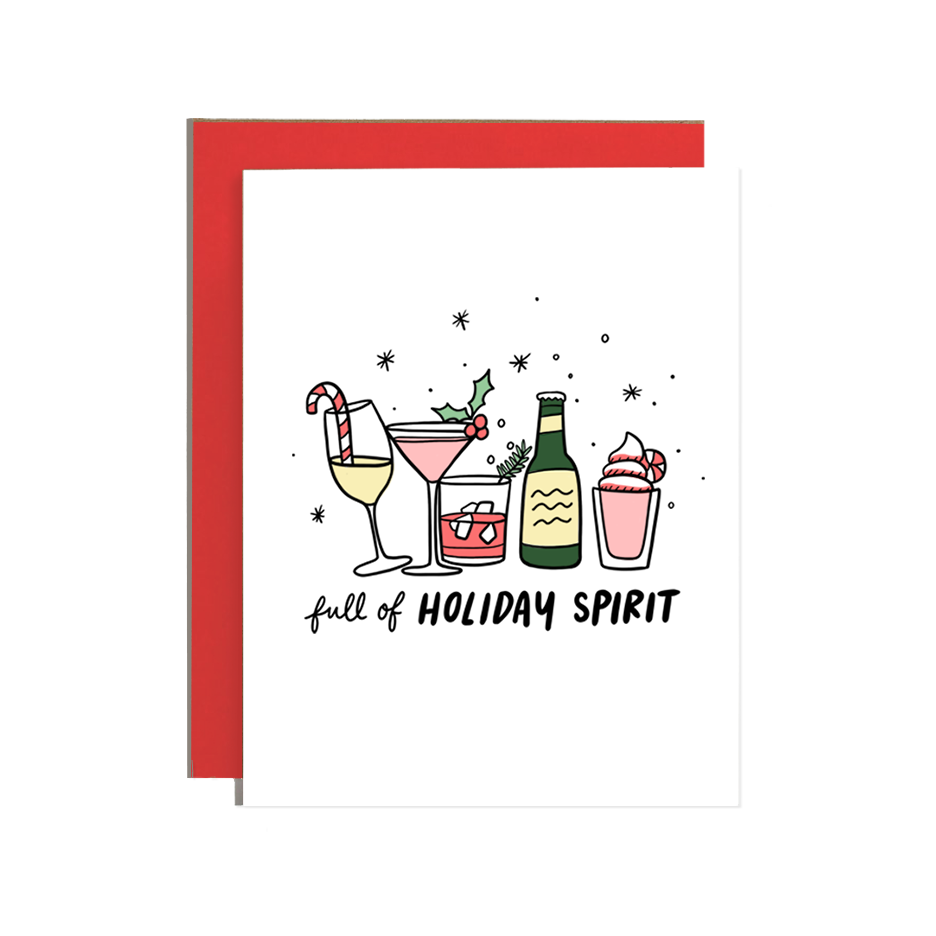 Holiday Spirit Greeting Card