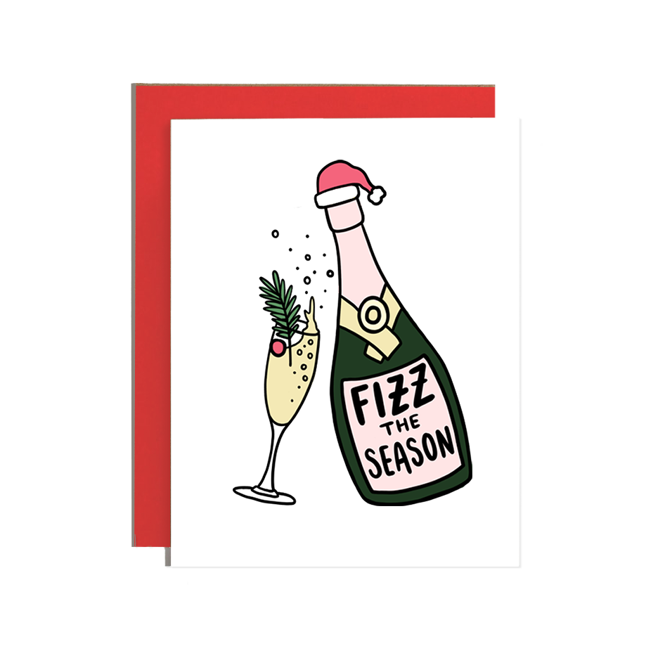 Fizz The Season Greeting Card