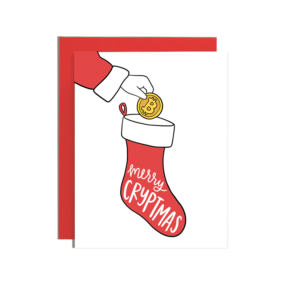 Cryptmas Christmas Greeting Card