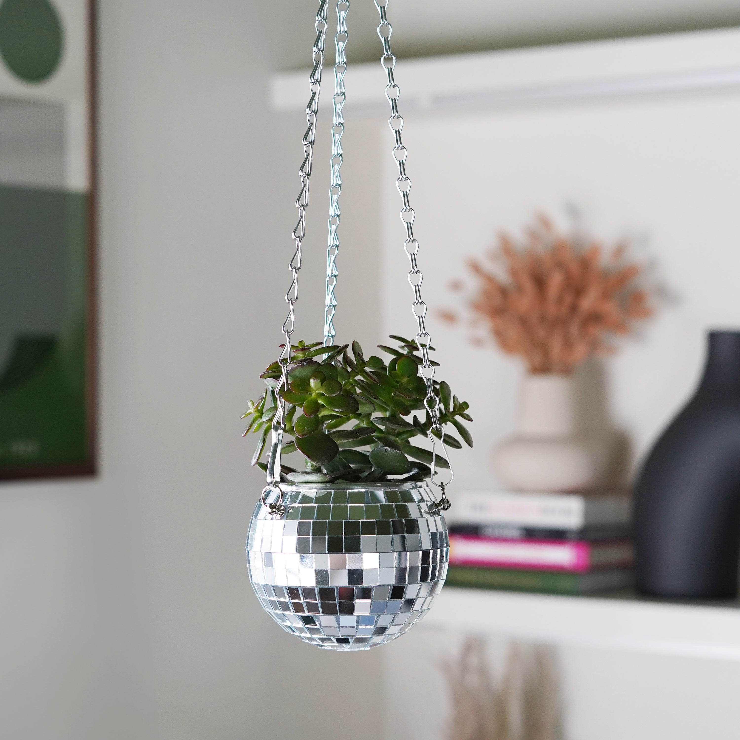 Disco Ball Hanging Planter (4-inch)