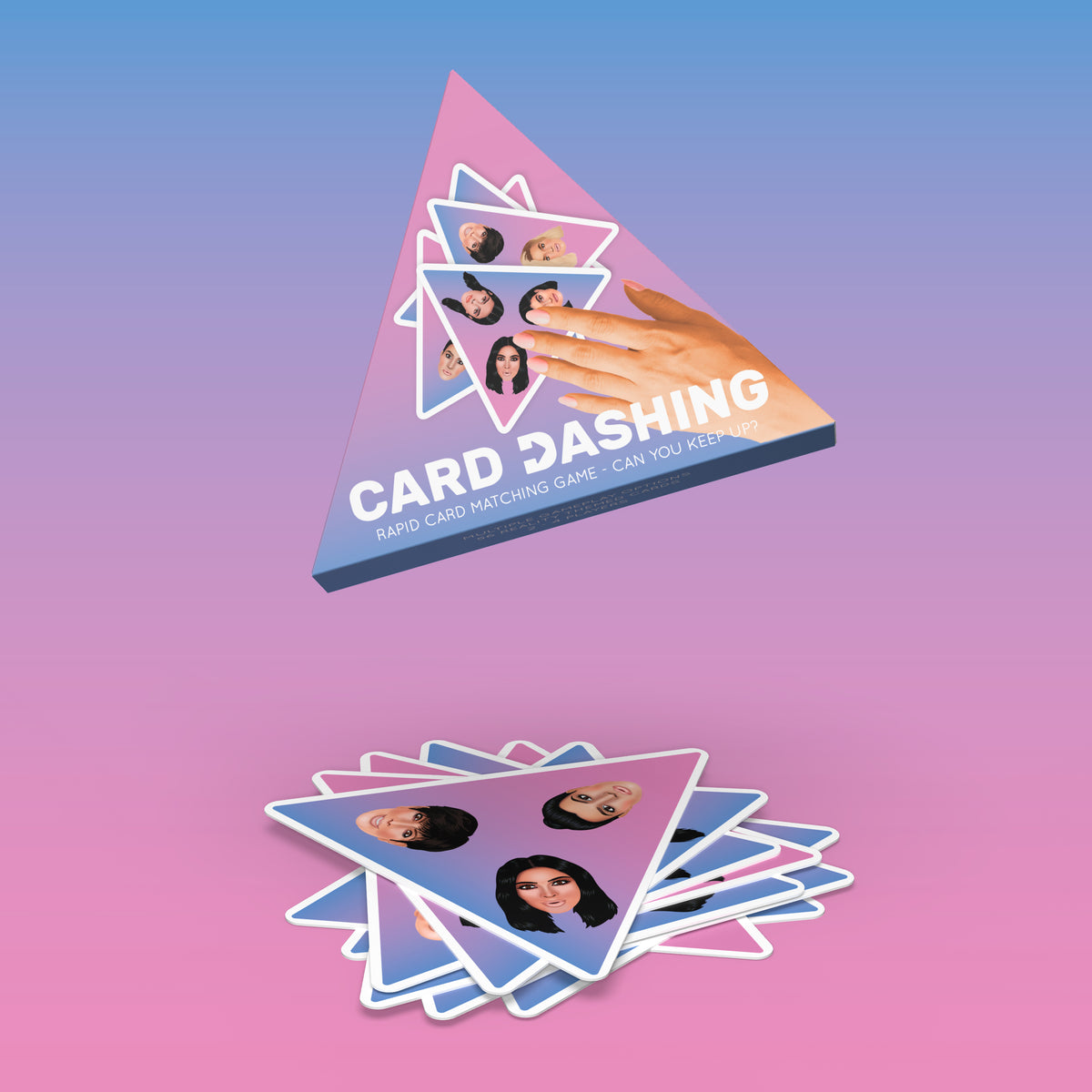 Card Dashing Game | Bubblegum Stuff