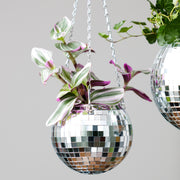 Disco Ball Hanging Planter (6-inch)