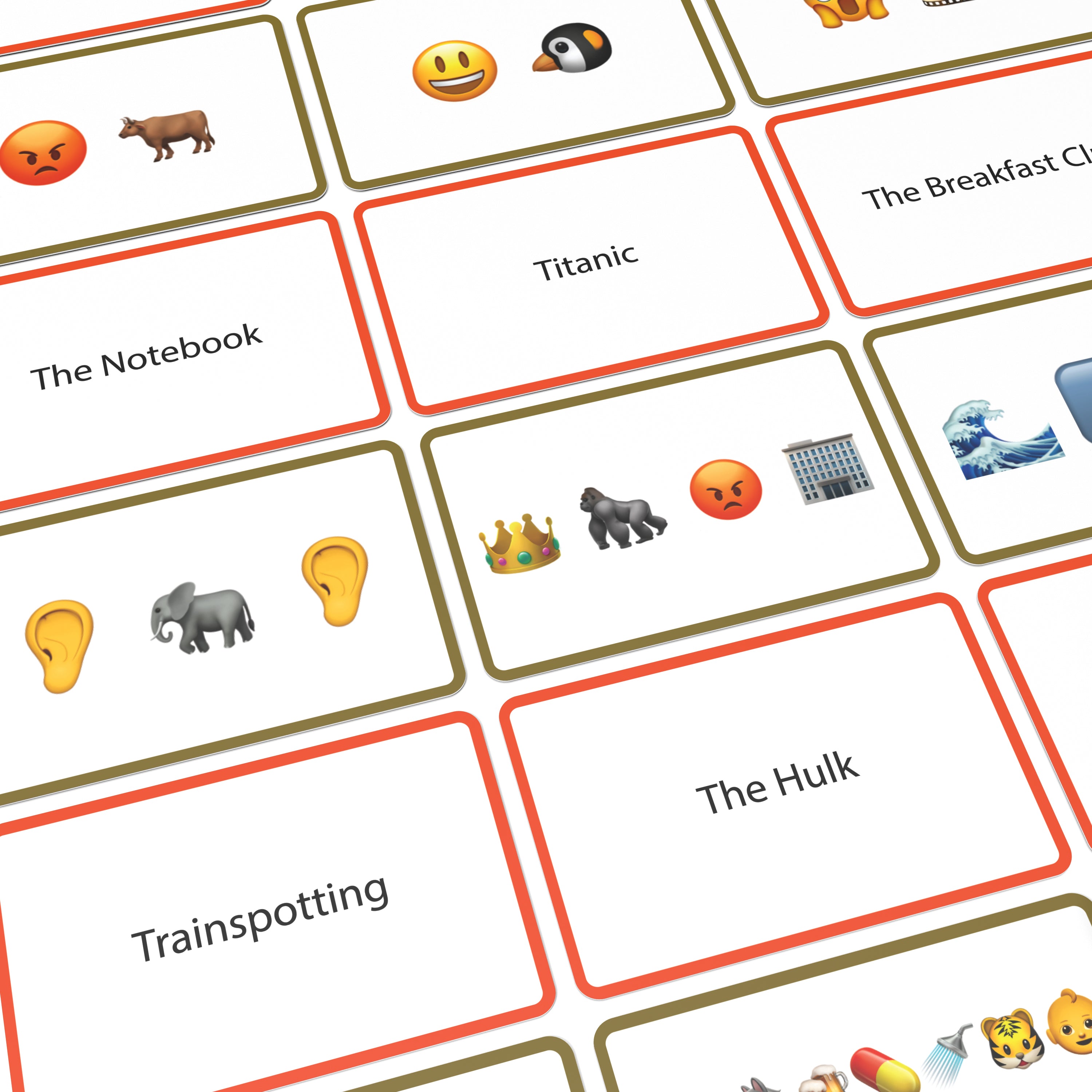 Name the Emoticon Card Game - Movie Edition