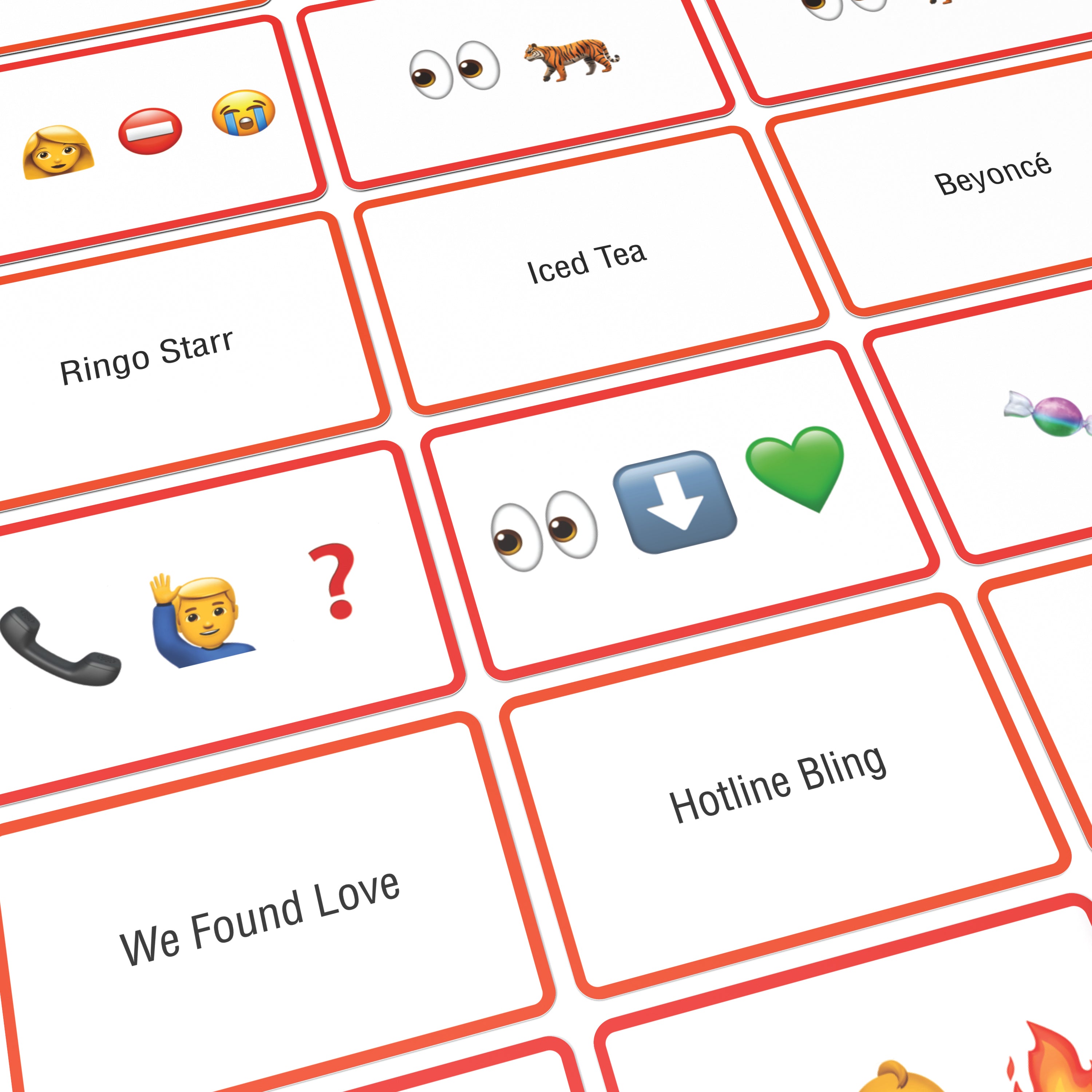 Name the Emoticon Card Game - Music Edition