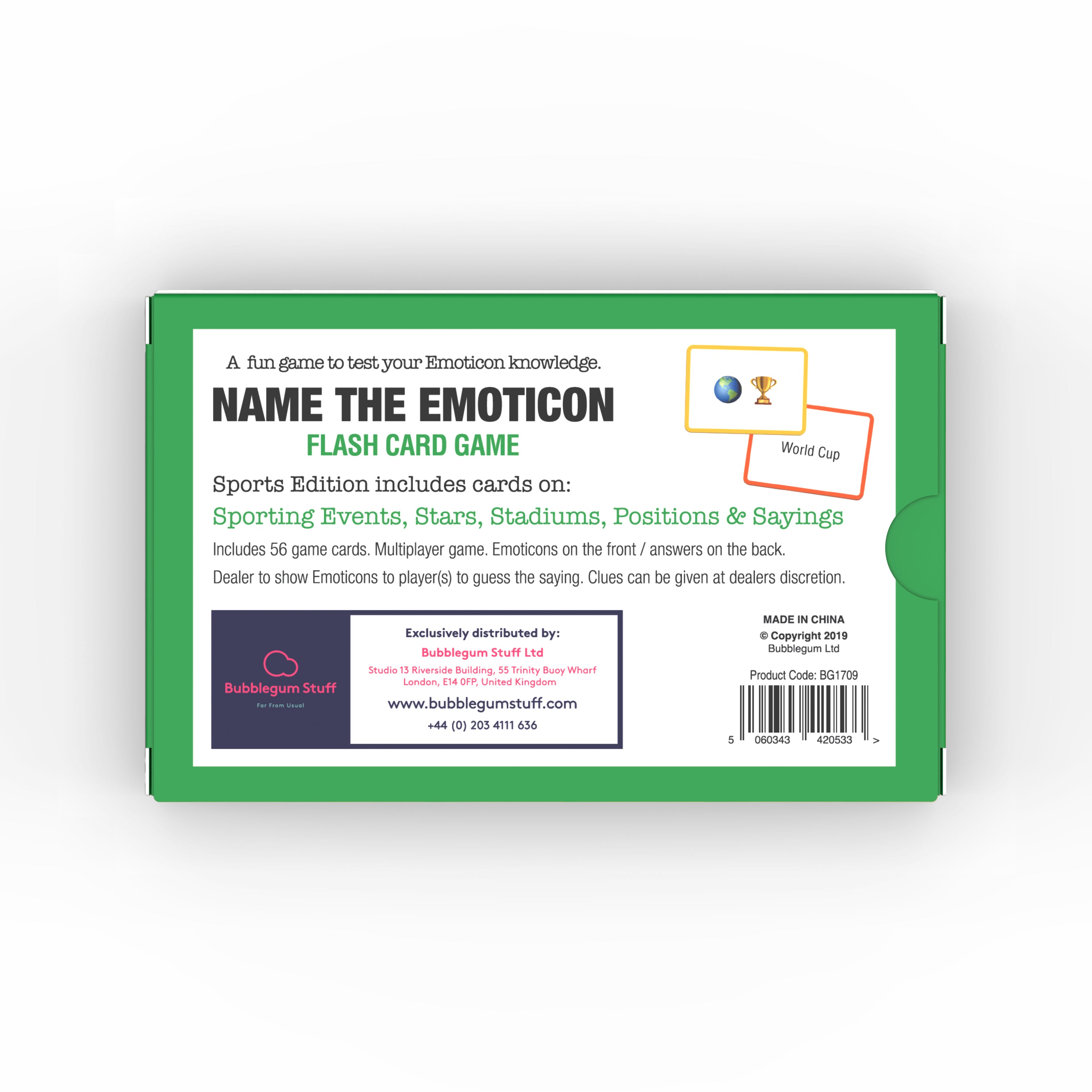 Name the Emoticon Card Game - Sports Edition
