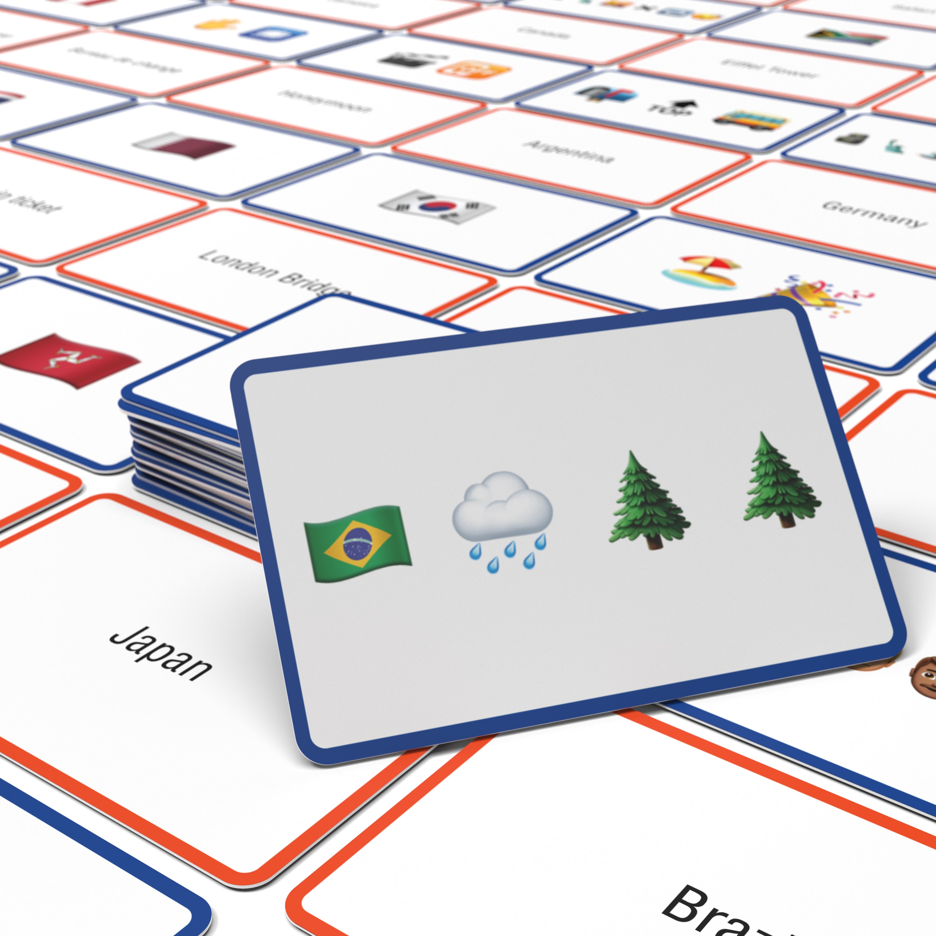 Name the Emoticon Card Game - Travel Edition