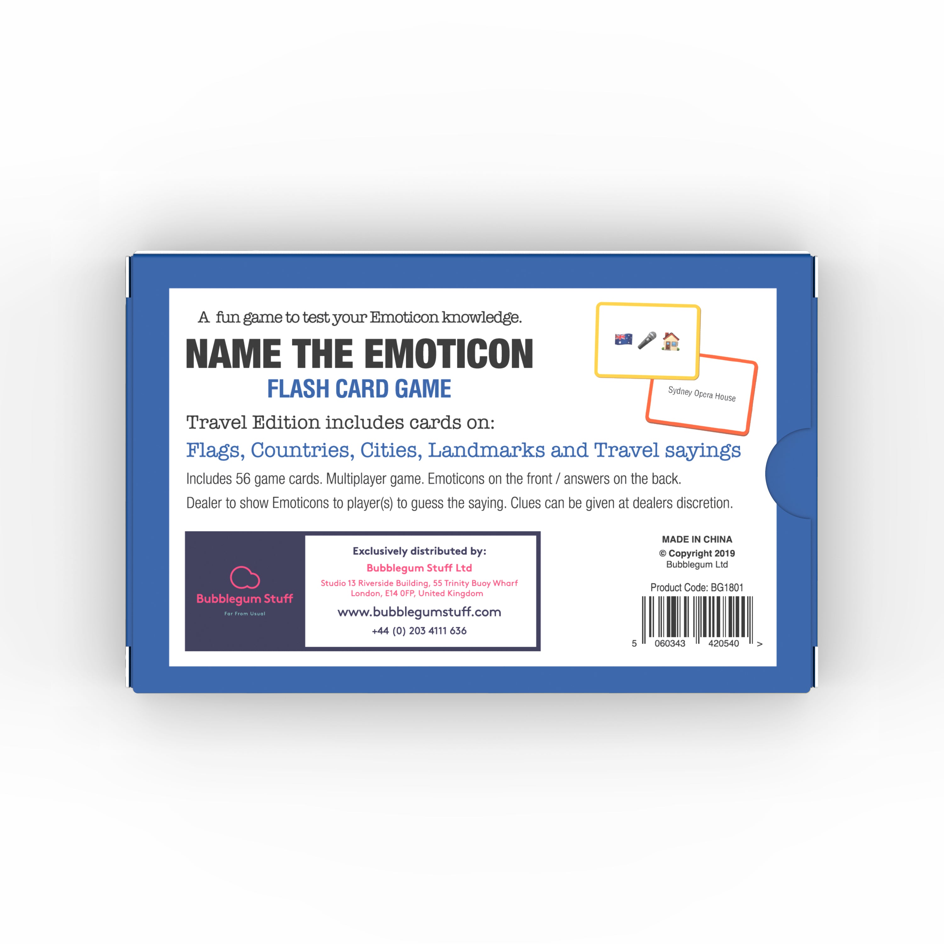 Name the Emoticon Card Game - Travel Edition