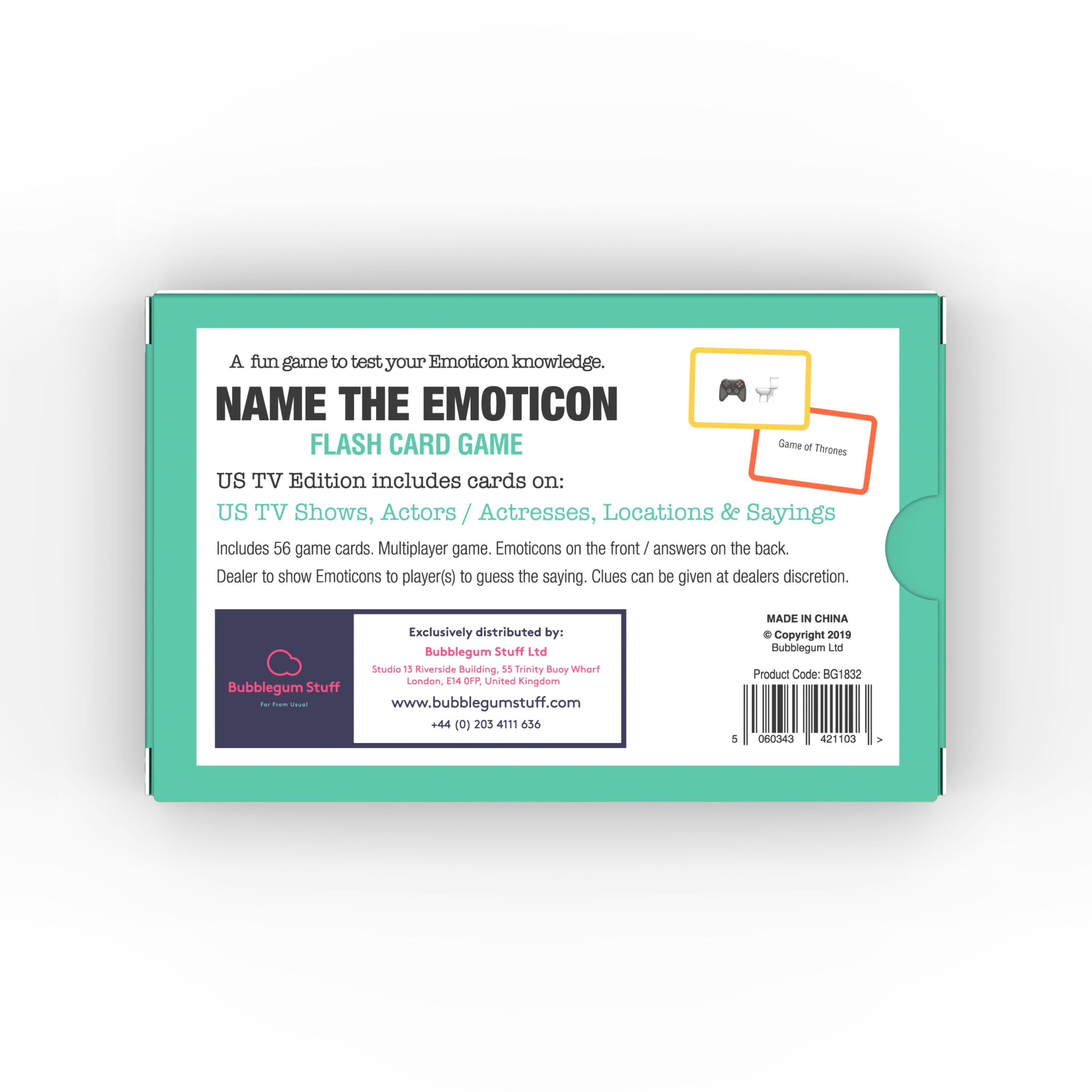 Name the Emoticon Card Game - US TV Edition