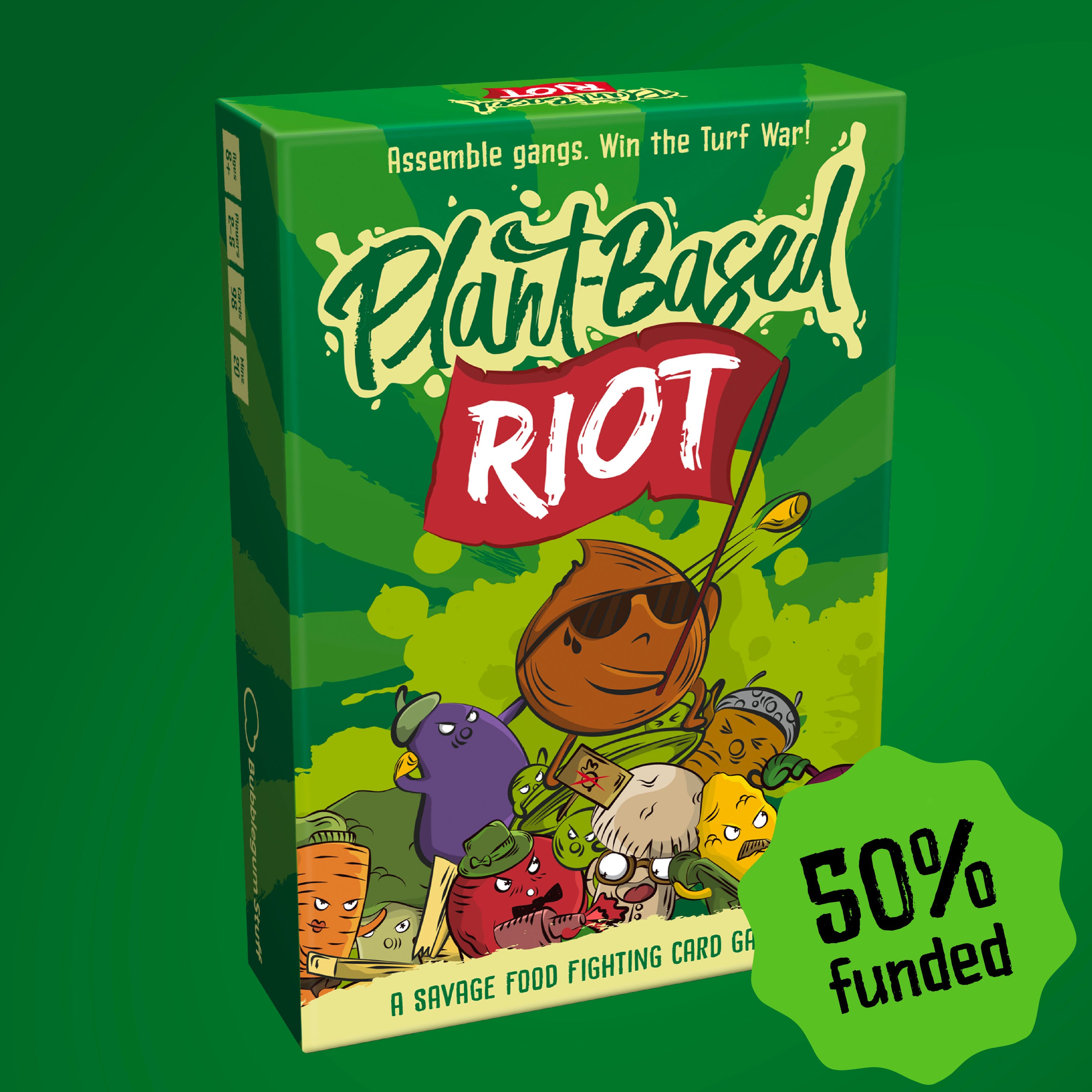 Plant-Based Riot Is 50% Funded!