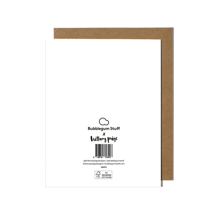 Espresso Martini Christmas Greetings Card