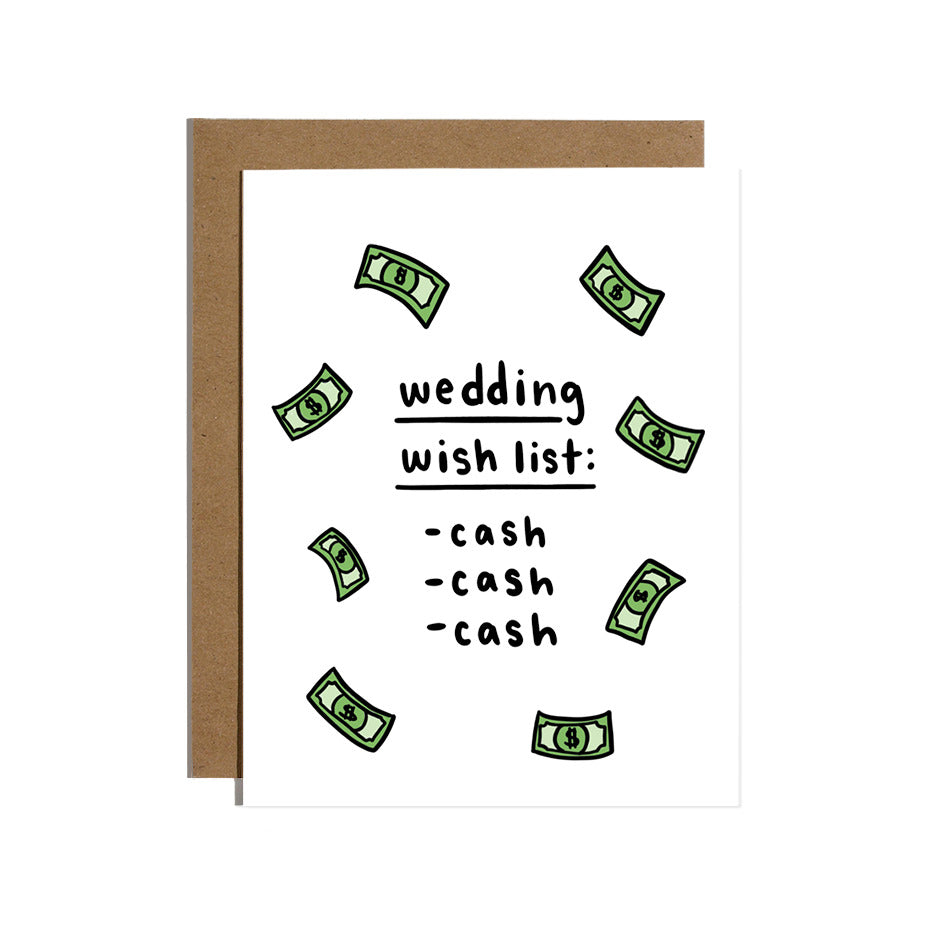 Wedding Cash Greeting Card
