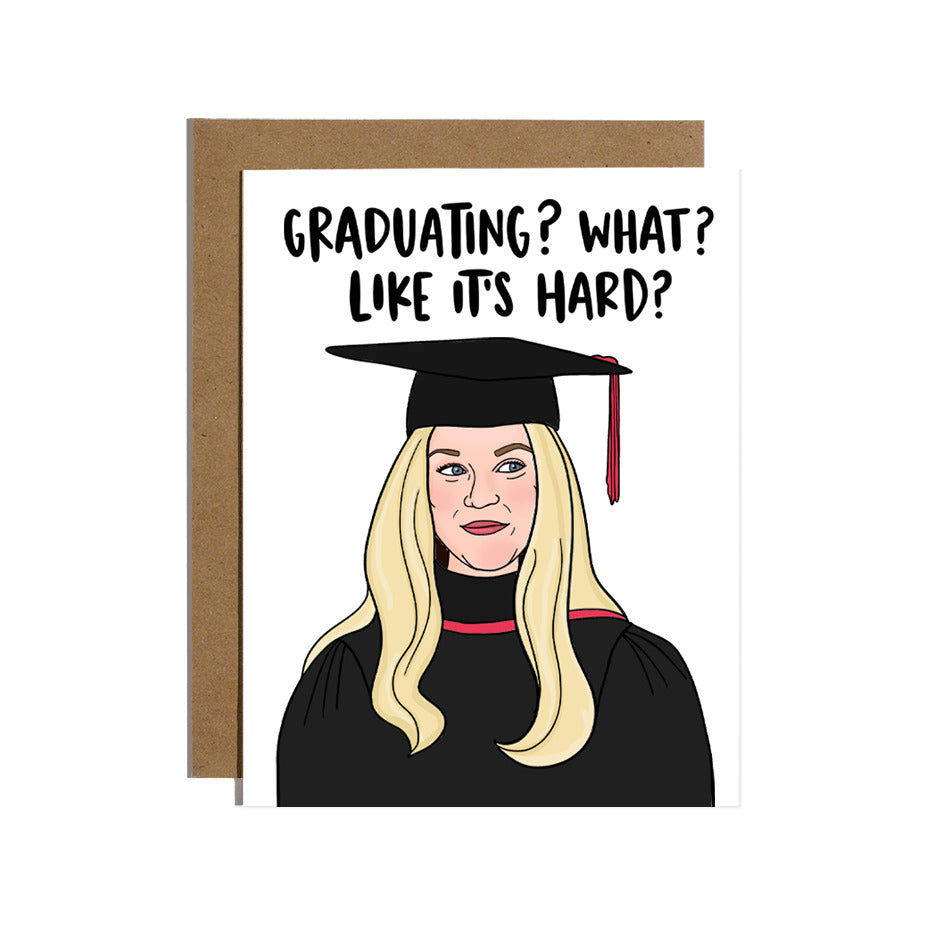 Elle Woods Grad Greeting Card