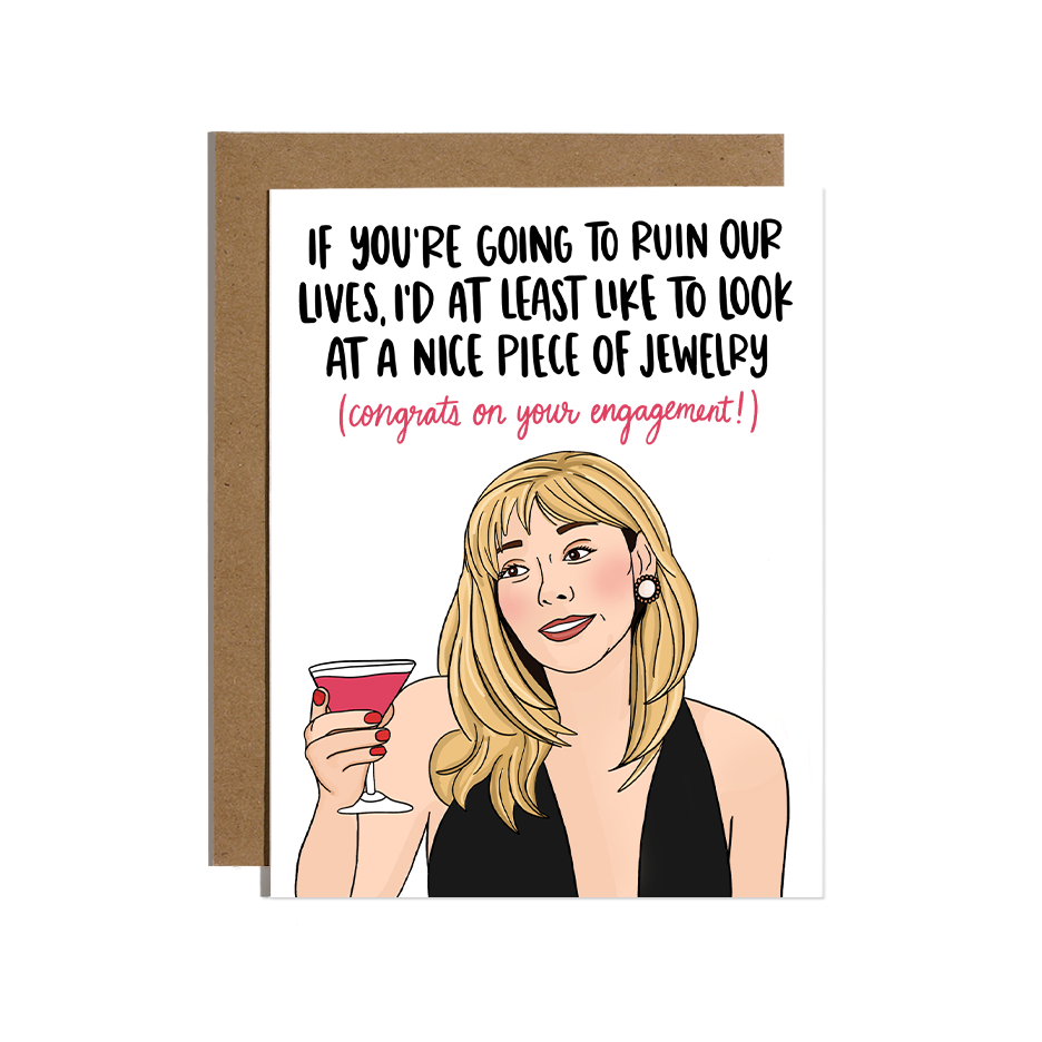 Samantha Jones Engagement Card