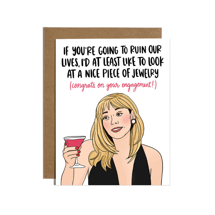 Sam Engaged Greeting Card