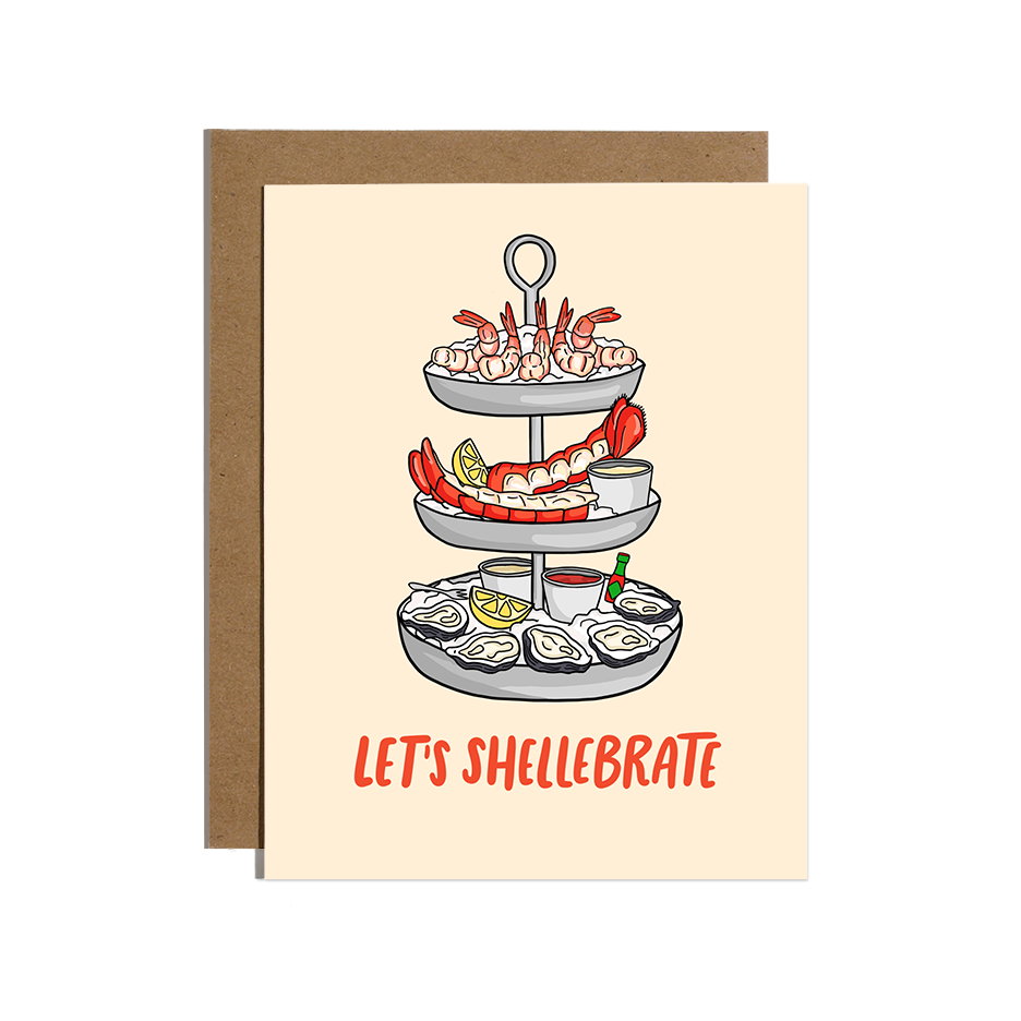 Let’s Shellebrate Seafood Card
