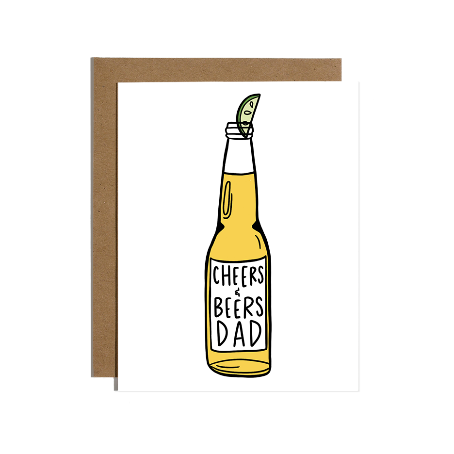 Dad Beers Greeting Card