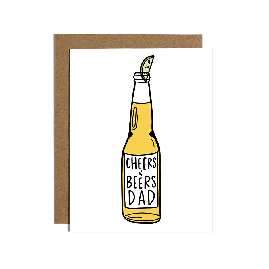 Dad Beers Greeting Card