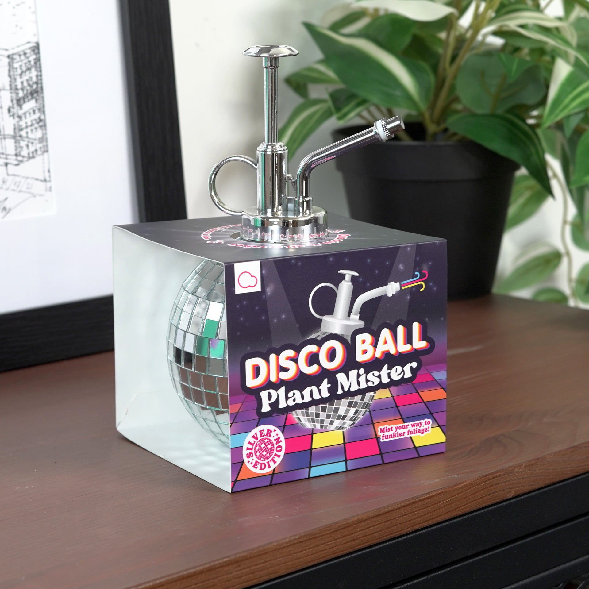 house plant atomiser Disco Ball Plant Mister – Shimmery Globe Plant Waterer – Bubblegum Stuff