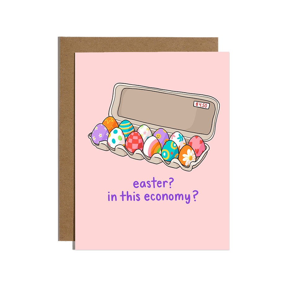 Easter Egg Economy Greeting Card