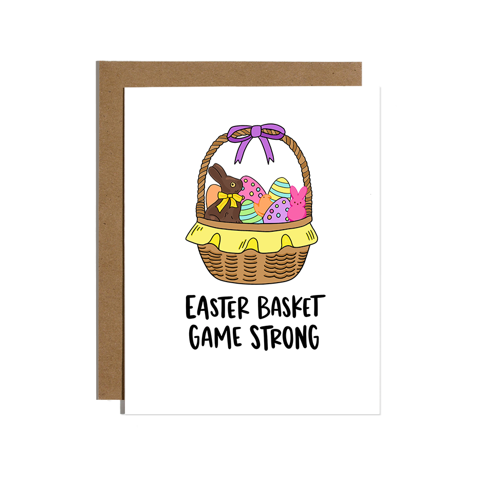 Easter Basket Greeting Card