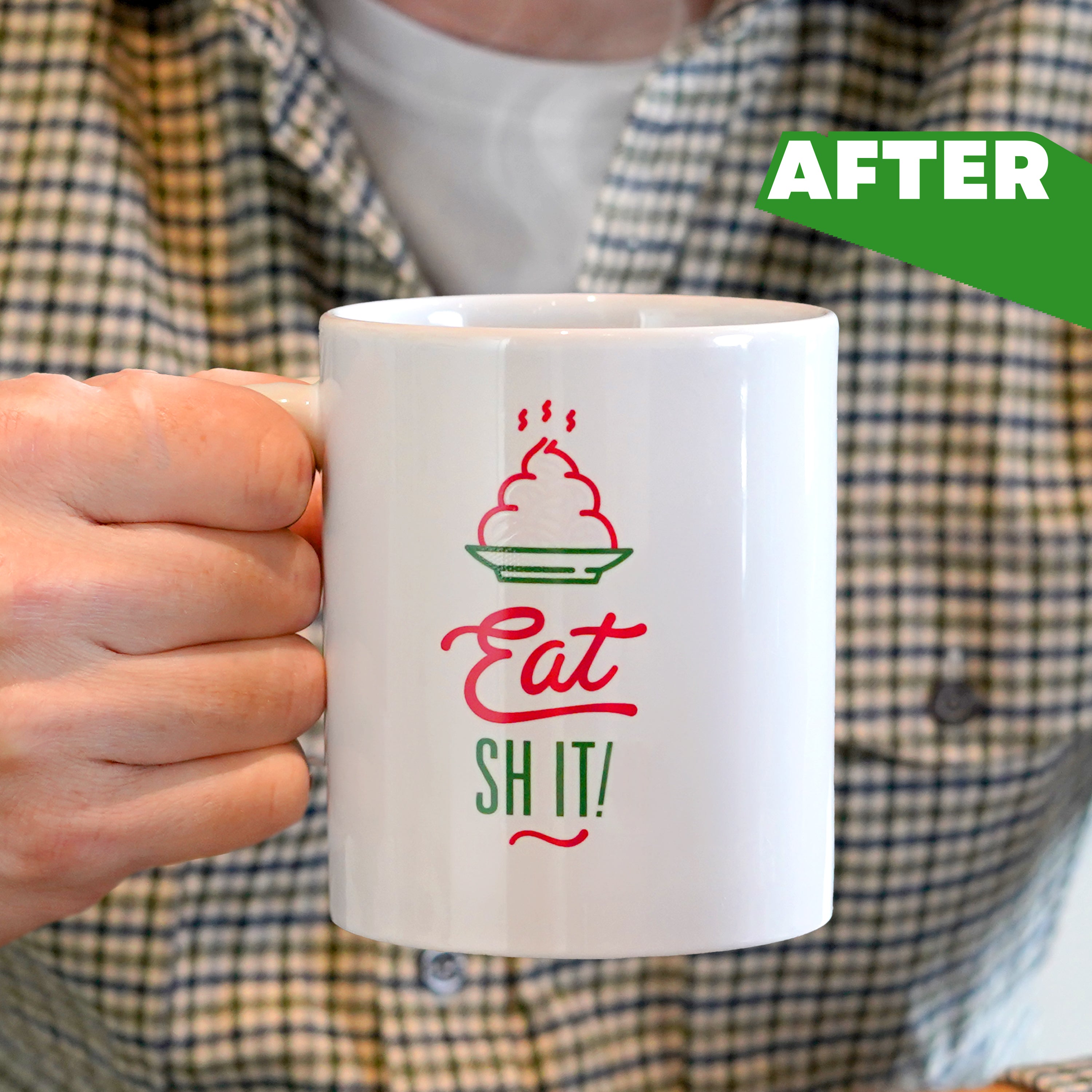 Rude Heat Change Mug - Eat Fresh Italian - Hilarious Coffee Mug ...