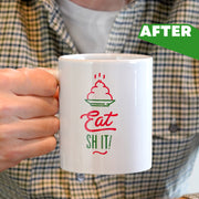 Rude Heat Change Mug - Eat Fresh Italian