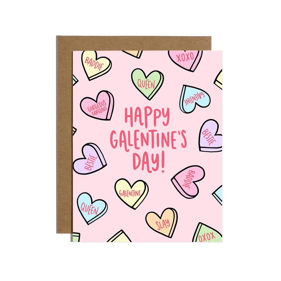Galentines Day Greeting Card