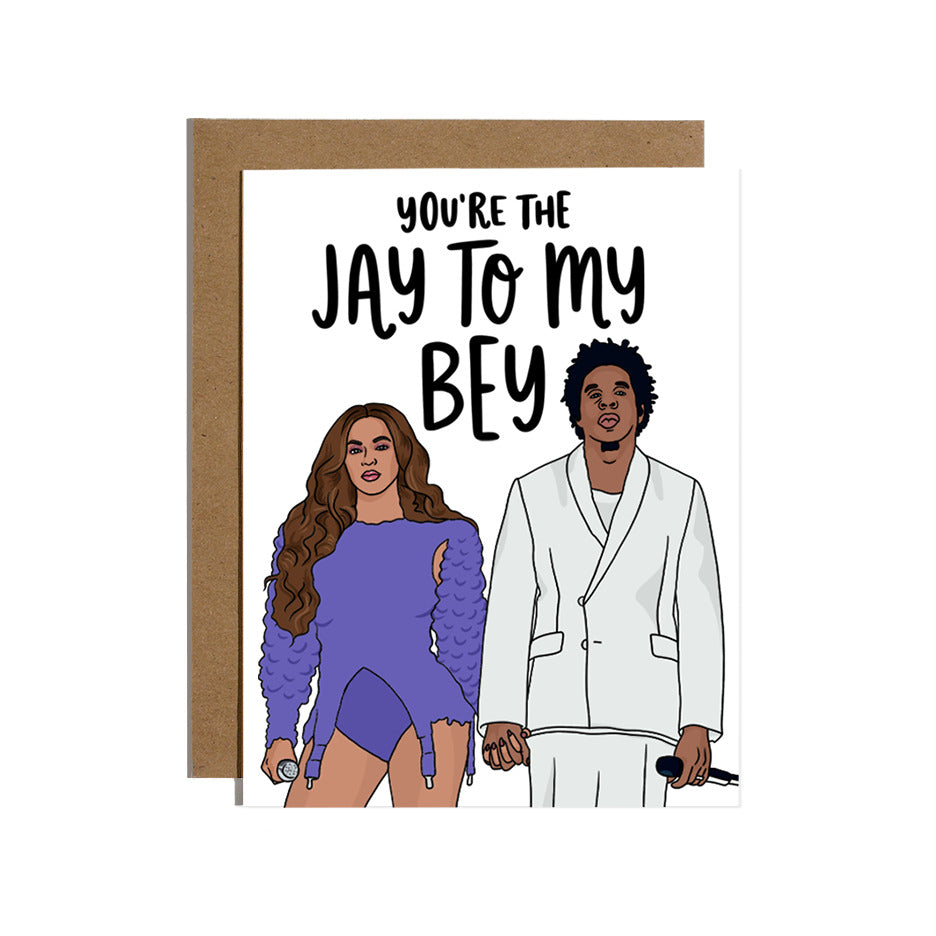 Jay Bey Greeting Card