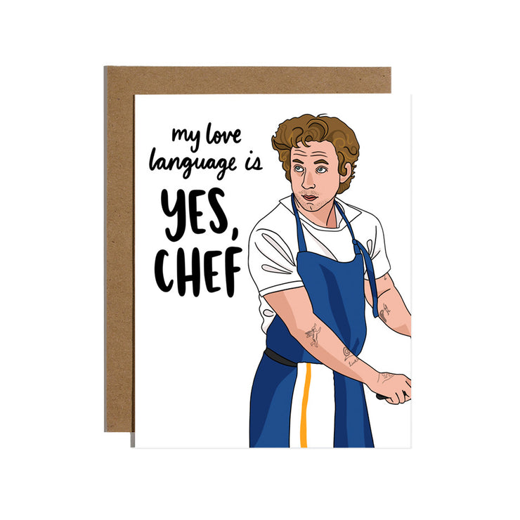 Yes Chef Greeting Card