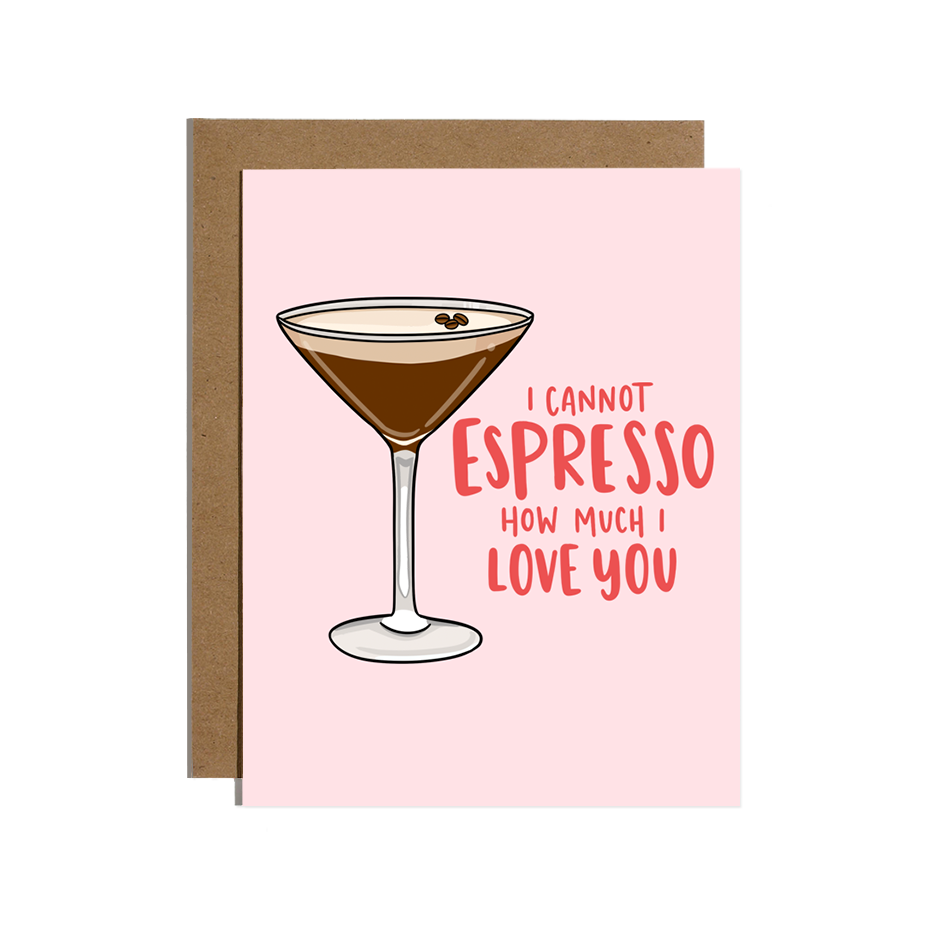 Espresso Greeting Card