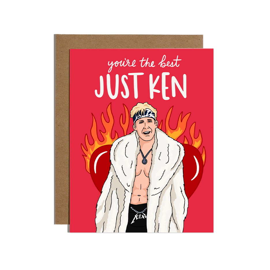 Just Ken Greeting Card