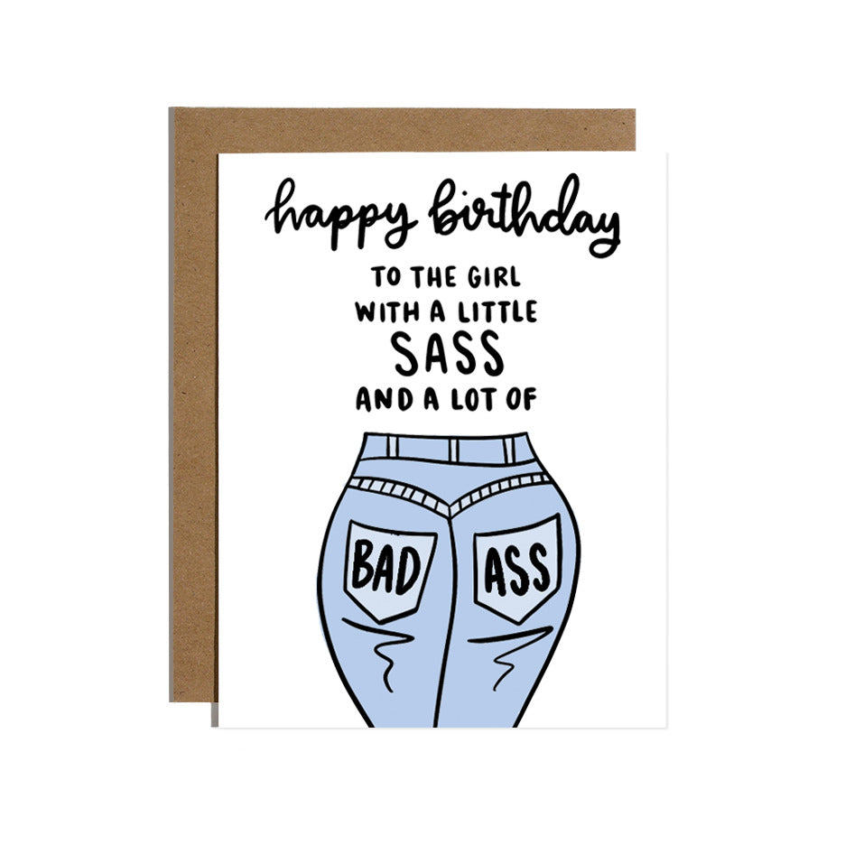 Birthday Sass Greeting Card
