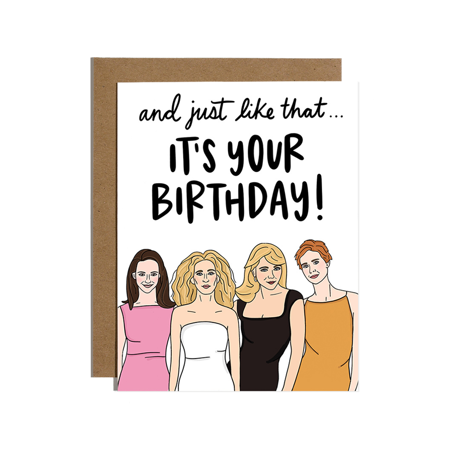 Sex and the City Birthday Card