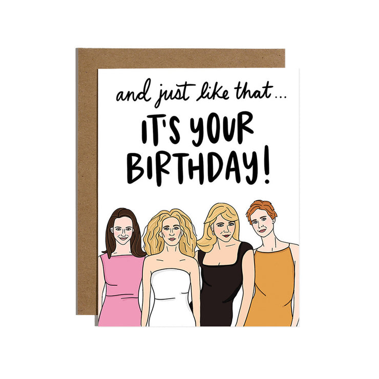 SATC Bday Greeting Card