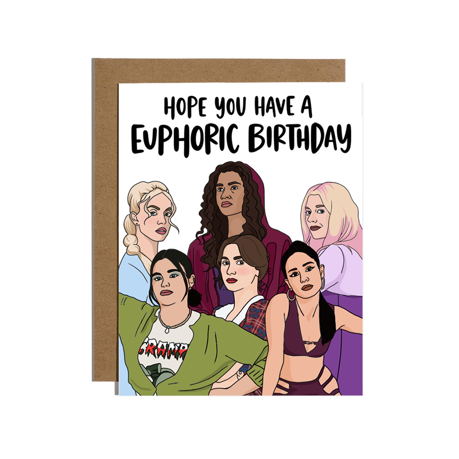 Euphoric Birthday Greeting Card