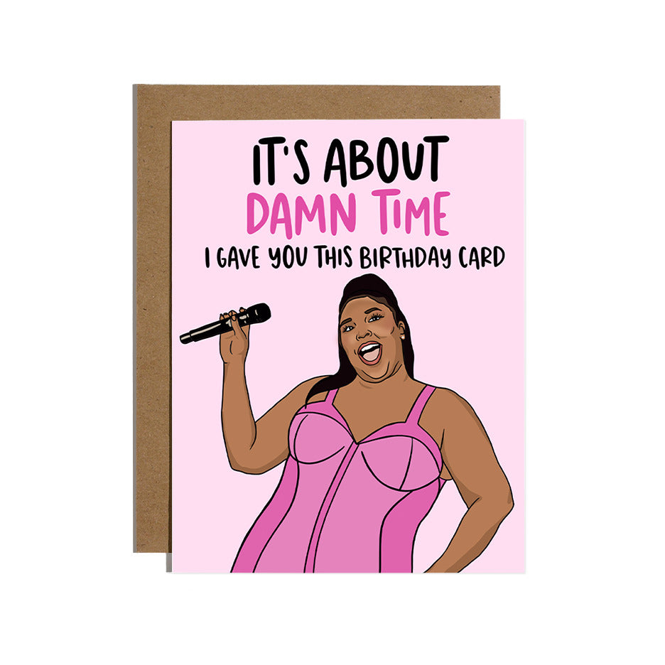 Damn Time Birthday Card