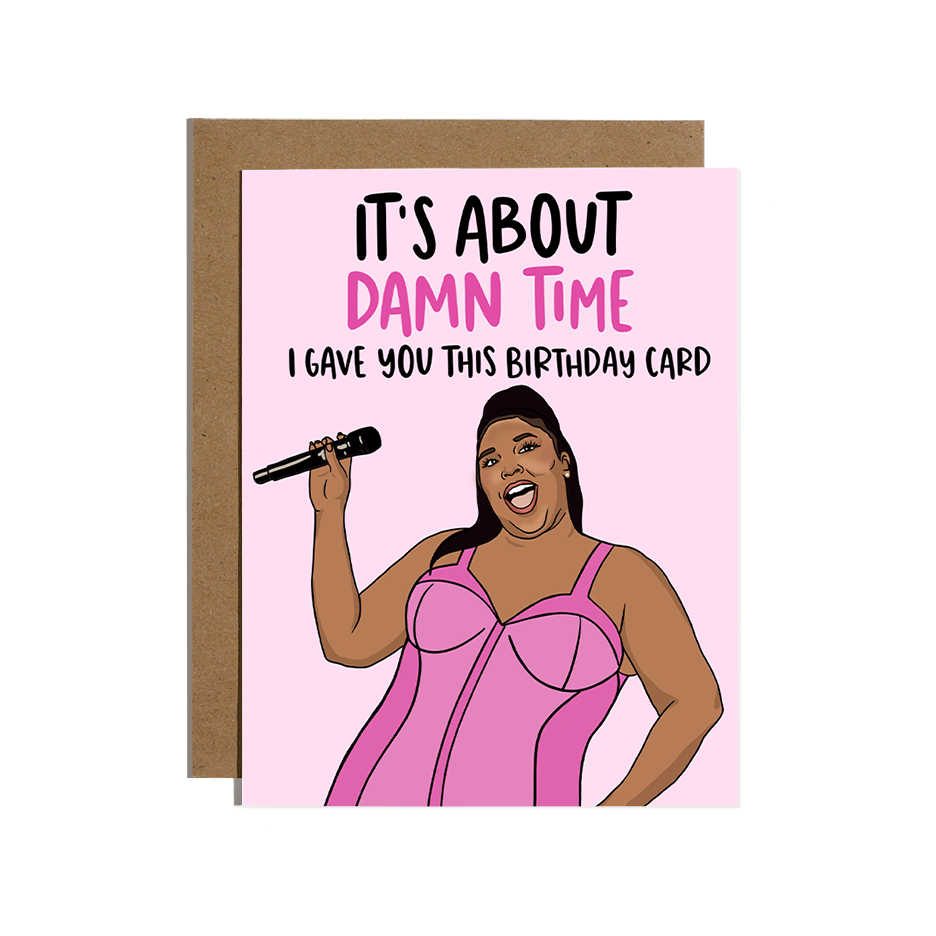 Damn Time Birthday Card