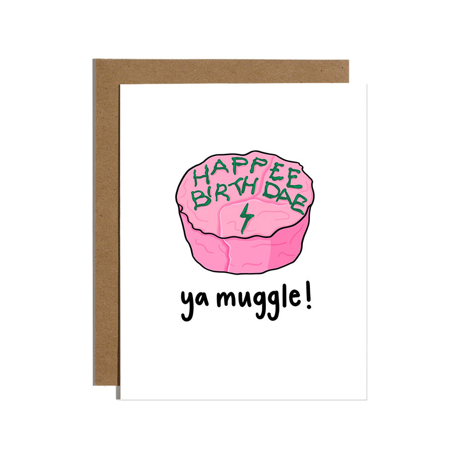 Ya Muggle Birthday Card