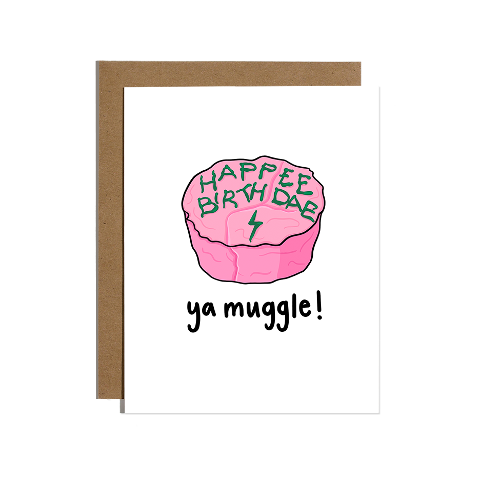 Ya Muggle Birthday Card
