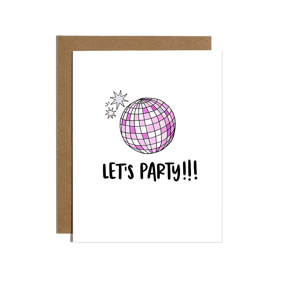 Disco Ball Birthday Card