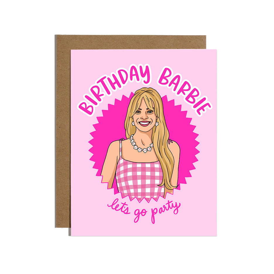 Barbie Birthday Card