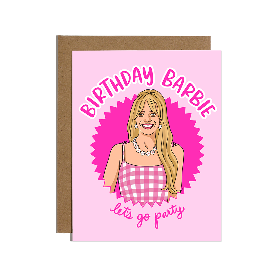 Barbie Birthday Card