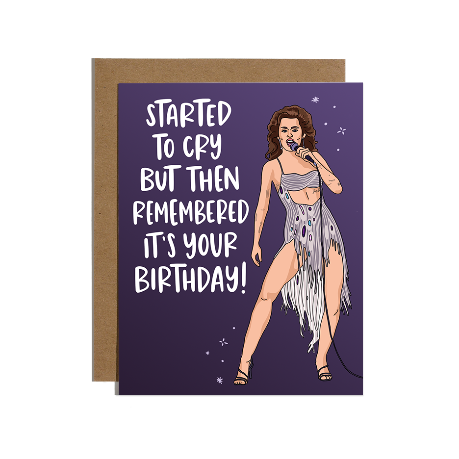 Miley Flowers Greeting Card
