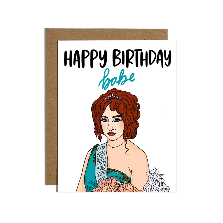 Happy Birthday Babe Greeting Card