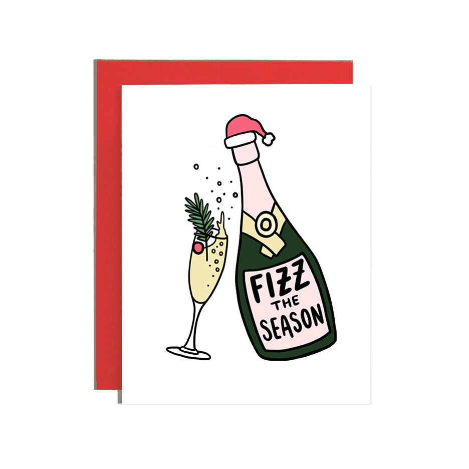 Fizz The Season Greeting Card