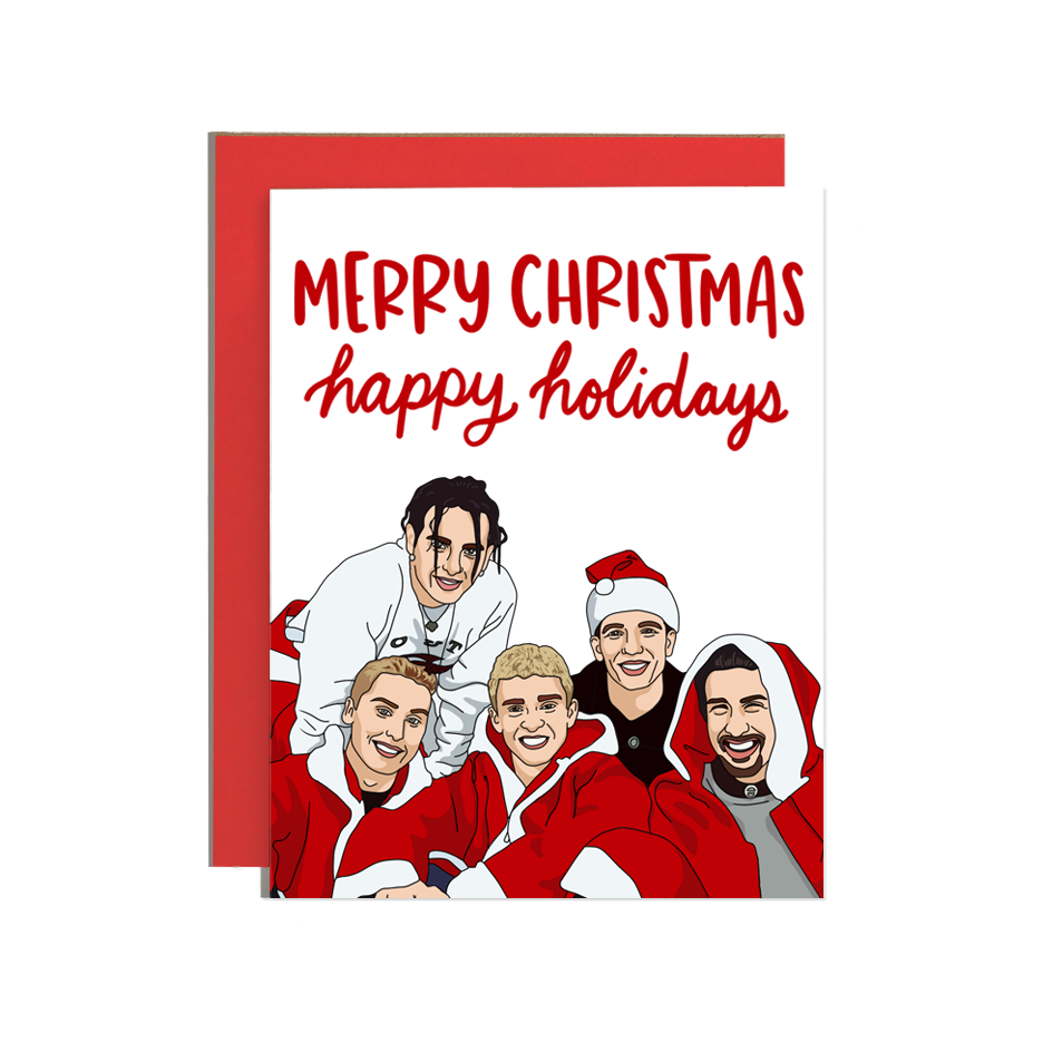 NSYNC Christmas Greetings Card