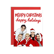 NSYNC Christmas Greetings Card