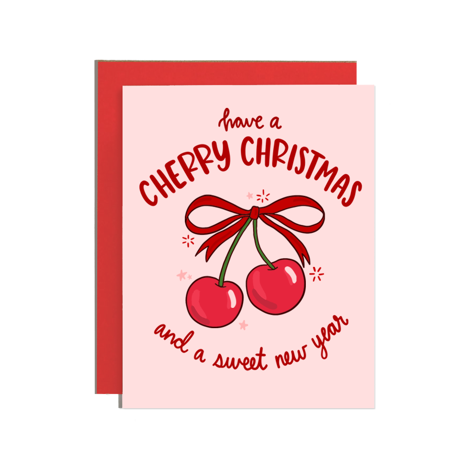 Cherry Christmas Card