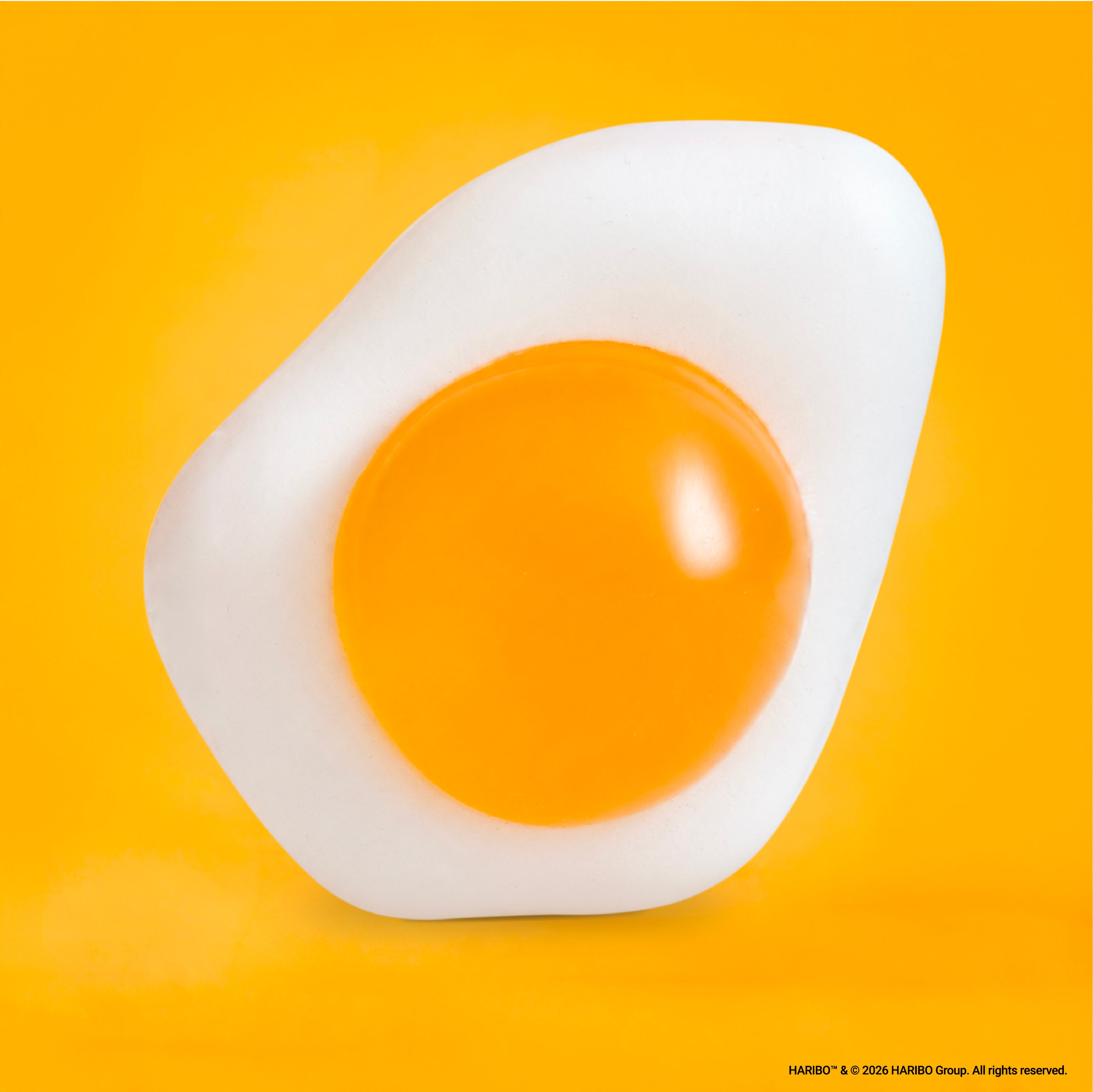 HARIBO: Fried Egg Squishy Toy