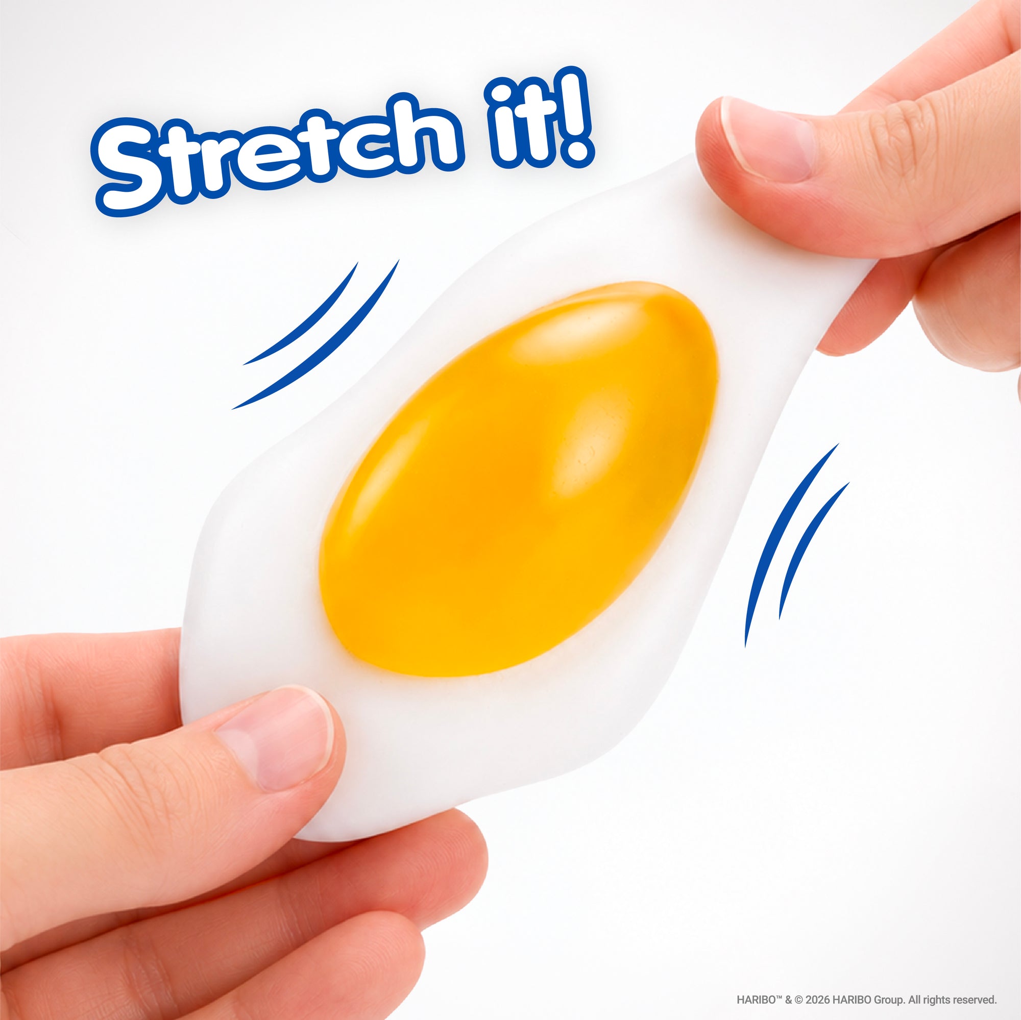 HARIBO: Fried Egg Squishy Toy